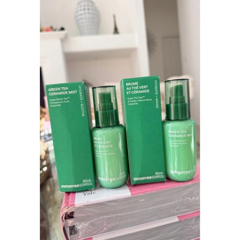 Set of 2 innisfree Green Tea Ceramide Mist 90ml Korean Seller Korean Cosmetics